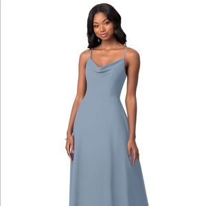 Azazie Daenerys Bridesmaid Dress in Dusty Blue